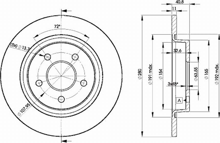 Icer 78BD3962 - Kit freno, Freno a disco autozon.pro