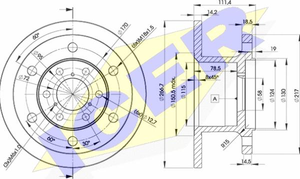 Icer 78BD3907-1 - Discofreno autozon.pro