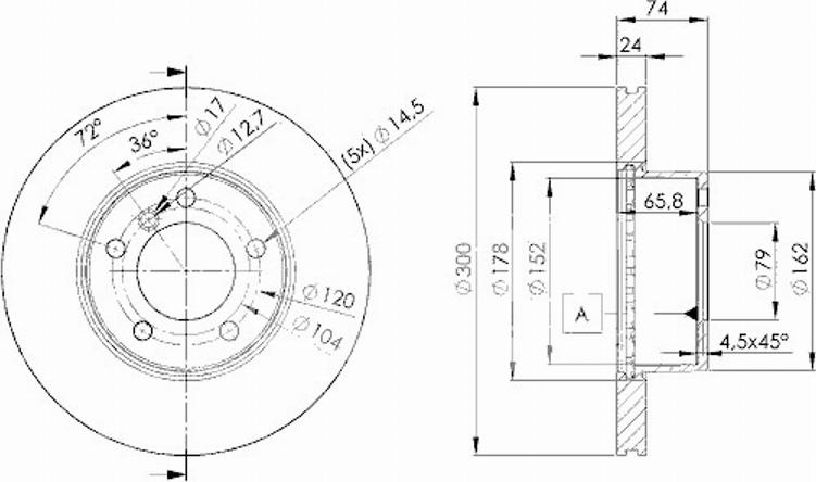 Icer 78BD3405 - Discofreno autozon.pro