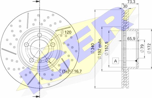 Icer 78BD3419-2 - Discofreno autozon.pro