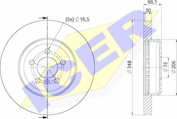 Icer 78BD3554-2 - Discofreno autozon.pro