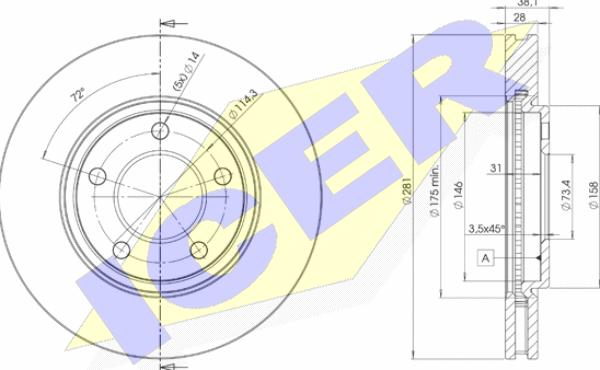 Icer 78BD3002-2 - Discofreno autozon.pro