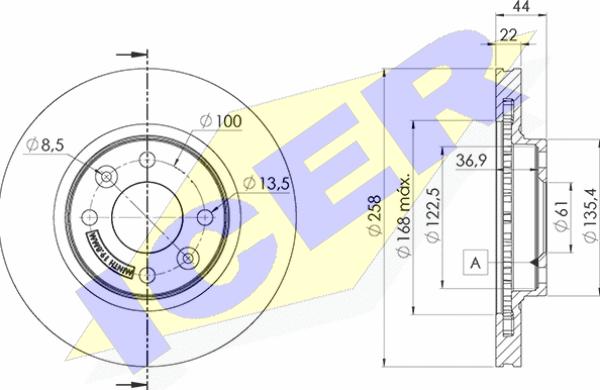 Icer 78BD3108-2 - Discofreno autozon.pro