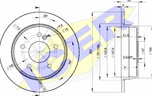 Icer 78BD3181-2 - Discofreno autozon.pro