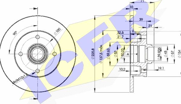 Icer 78BD3393-1 - Discofreno autozon.pro