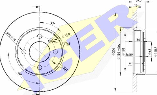 Icer 78BD3392-2 - Discofreno autozon.pro