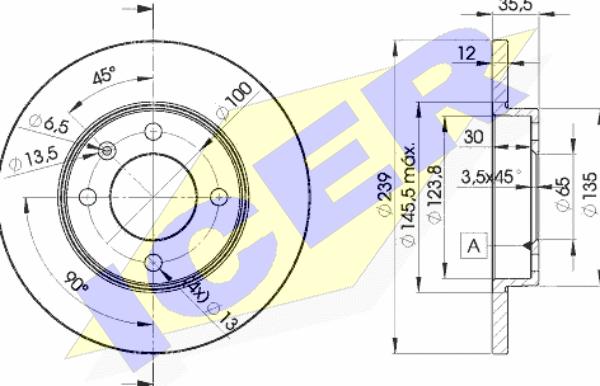 Icer 78BD3300-2 - Discofreno autozon.pro