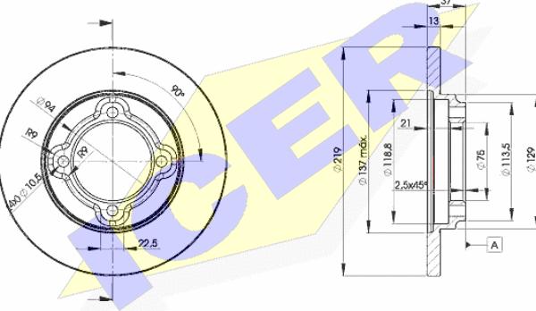 Icer 78BD3252-2 - Discofreno autozon.pro