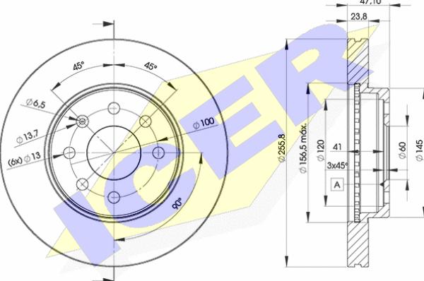 Icer 78BD2559-2 - Discofreno autozon.pro