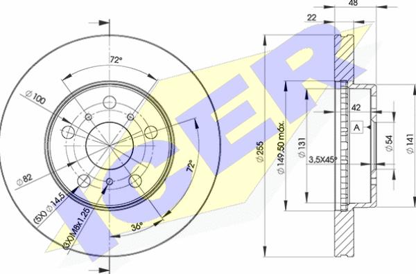 Icer 78BD2090-2 - Discofreno autozon.pro