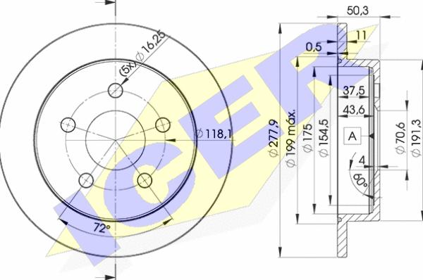 Icer 78BD2058-2 - Discofreno autozon.pro