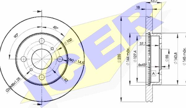 Icer 78BD2020-2 - Discofreno autozon.pro