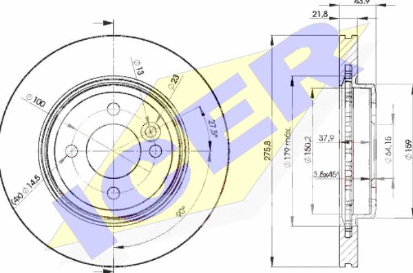 Icer 78BD2891-2 - Discofreno autozon.pro