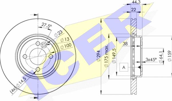 Icer 78BD2892-2 - Discofreno autozon.pro