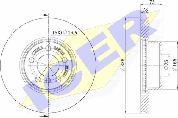 Icer 78BD2212-2 - Discofreno autozon.pro