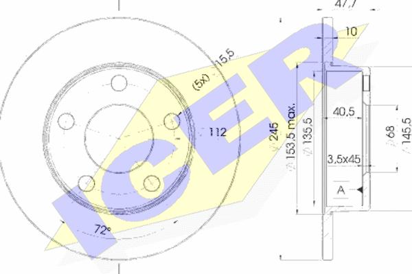 Icer 78BD2746-2 - Discofreno autozon.pro