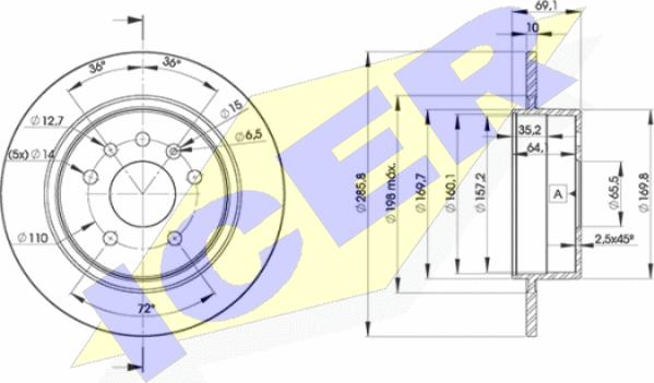 Icer 78BD7476-2 - Discofreno autozon.pro