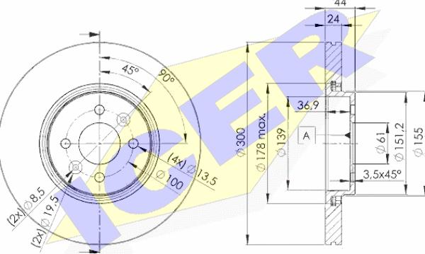 Icer 78BD7897-2 - Discofreno autozon.pro