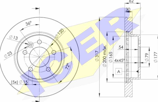 Icer 78BD7360-2 - Discofreno autozon.pro