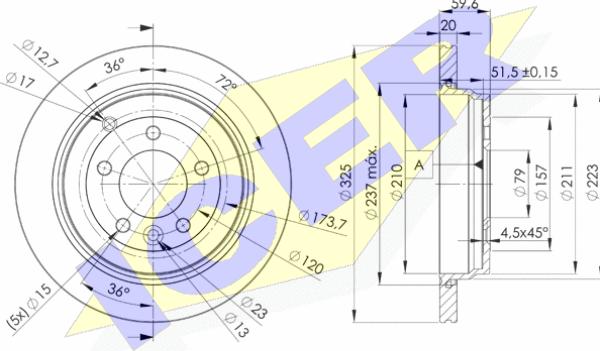 Icer 78BD7361-2 - Discofreno autozon.pro