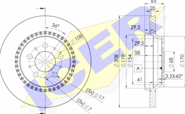 Icer 78BD7302-1 - Discofreno autozon.pro