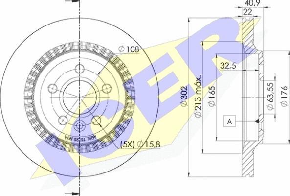 Icer 78BD7293-2 - Discofreno autozon.pro