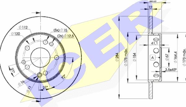 Icer 78BD7210-2 - Discofreno autozon.pro