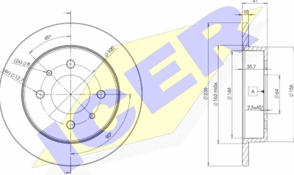 Icer 78BD7763-2 - Discofreno autozon.pro