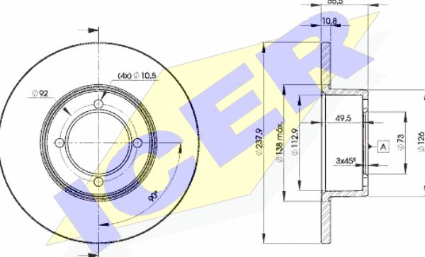 Icer 78BD7739-2 - Discofreno autozon.pro