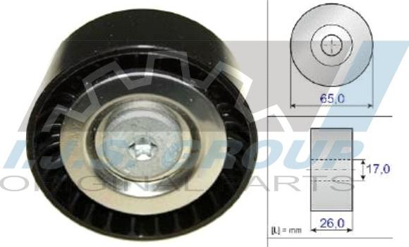 IJS GROUP 93-1490 - Galoppino / Guidacinghia, Cinghia Poly-V autozon.pro