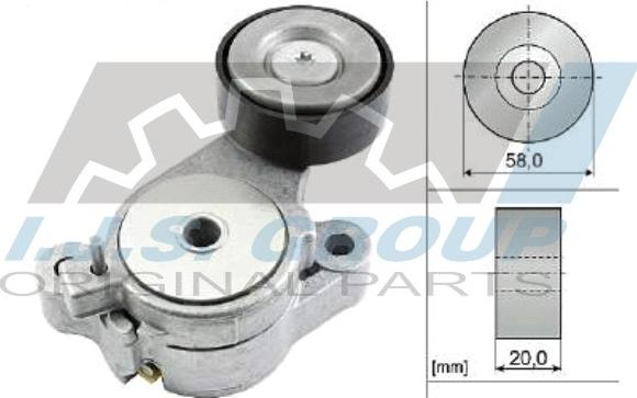 IJS GROUP 93-1488 - Tendicinghia, Cinghia Poly-V autozon.pro