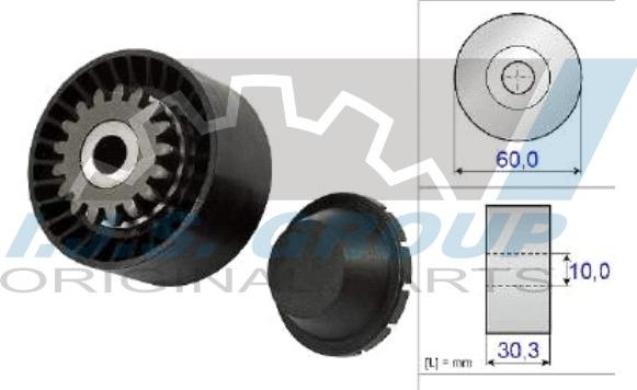 IJS GROUP 93-1060 - Galoppino / Guidacinghia, Cinghia Poly-V autozon.pro