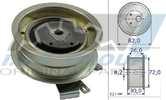 IJS GROUP 93-1146 - Rullo tenditore, Cinghia dentata autozon.pro