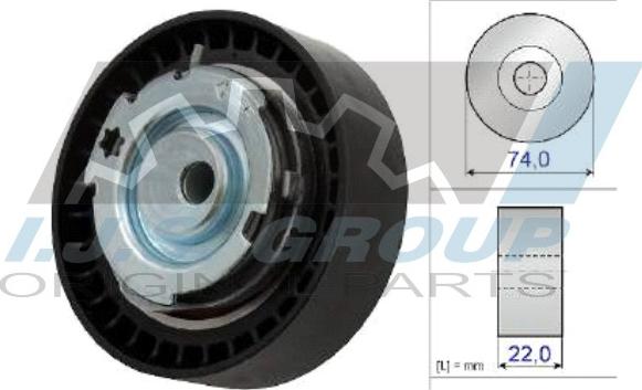 IJS GROUP 93-1117 - Rullo tenditore, Cinghia dentata autozon.pro