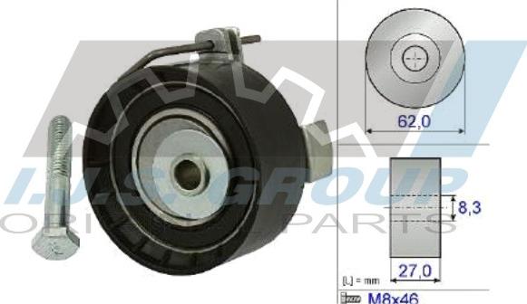 IJS GROUP 93-1172 - Rullo tenditore, Cinghia dentata autozon.pro