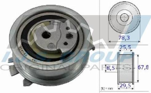 IJS GROUP 93-1841 - Rullo tenditore, Cinghia dentata autozon.pro