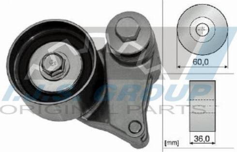 IJS GROUP 93-1869 - Rullo tenditore, Cinghia dentata autozon.pro