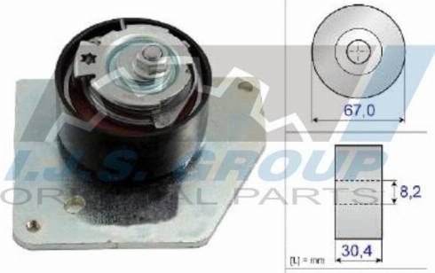 IJS GROUP 93-1863 - Rullo tenditore, Cinghia dentata autozon.pro