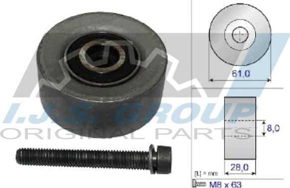 IJS GROUP 93-1347 - Galoppino / Guidacinghia, Cinghia dentata autozon.pro