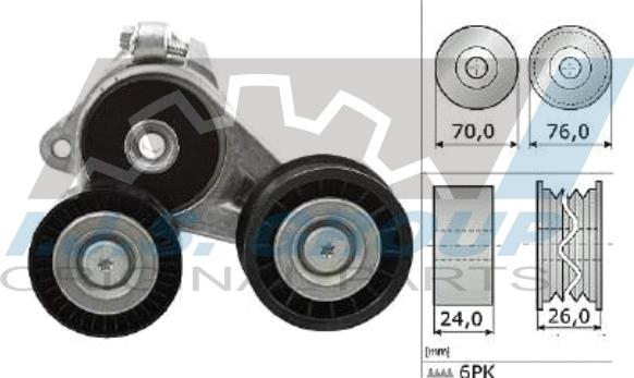 IJS GROUP 93-1334 - Tendicinghia, Cinghia Poly-V autozon.pro