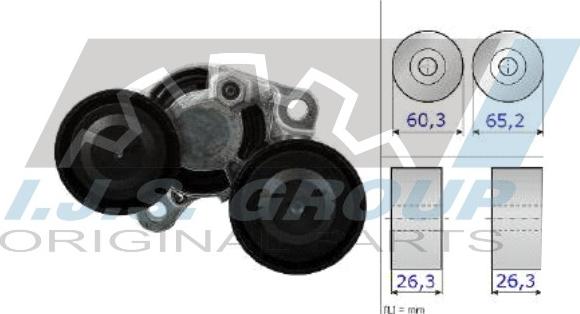 IJS GROUP 93-1288 - Tendicinghia, Cinghia Poly-V autozon.pro