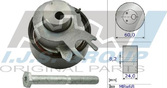 IJS GROUP 93-1226 - Rullo tenditore, Cinghia dentata autozon.pro