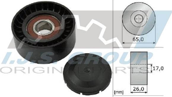 IJS GROUP 93-1275 - Galoppino / Guidacinghia, Cinghia Poly-V autozon.pro