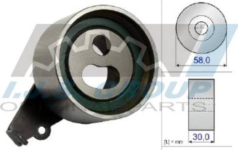 IJS GROUP 93-1787 - Rullo tenditore, Cinghia dentata autozon.pro