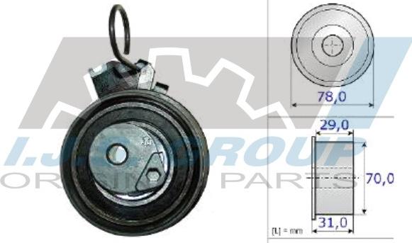 IJS GROUP 93-1731 - Rullo tenditore, Cinghia dentata autozon.pro