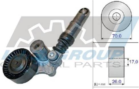 IJS GROUP 93-2444 - Tendicinghia, Cinghia Poly-V autozon.pro