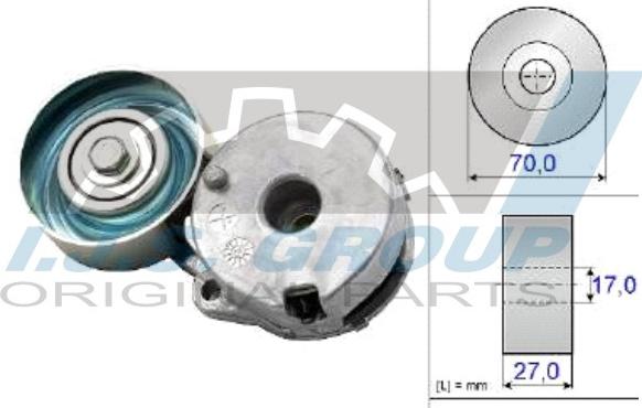 IJS GROUP 93-2442 - Tendicinghia, Cinghia Poly-V autozon.pro