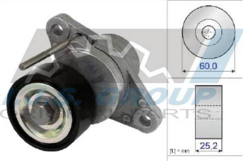 IJS GROUP 93-2455 - Tendicinghia, Cinghia Poly-V autozon.pro