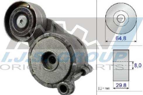 IJS GROUP 93-2464 - Tendicinghia, Cinghia Poly-V autozon.pro