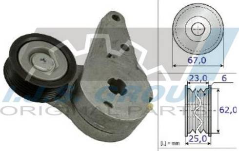 IJS GROUP 93-2417 - Tendicinghia, Cinghia Poly-V autozon.pro